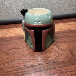2012 GALERIE Star Wars BOBA FETT Helmet Ceramic 20oz Coffee Mug Cup